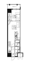 S-RESIDENCE大阪上本町の物件間取画像